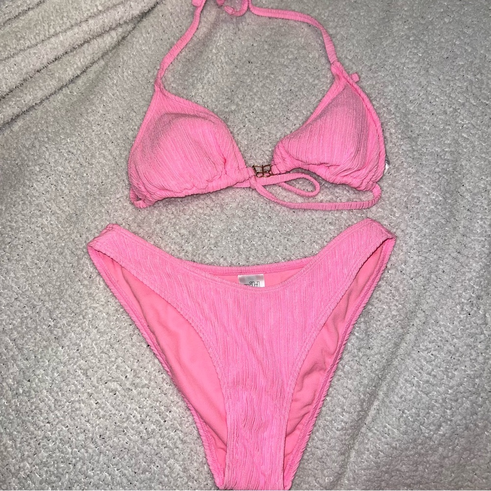 Pink bikini